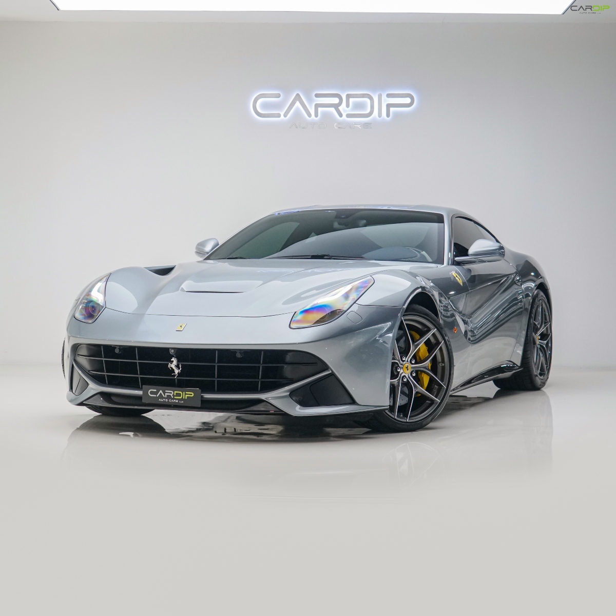beautiful luxury car Ferrari at cardip