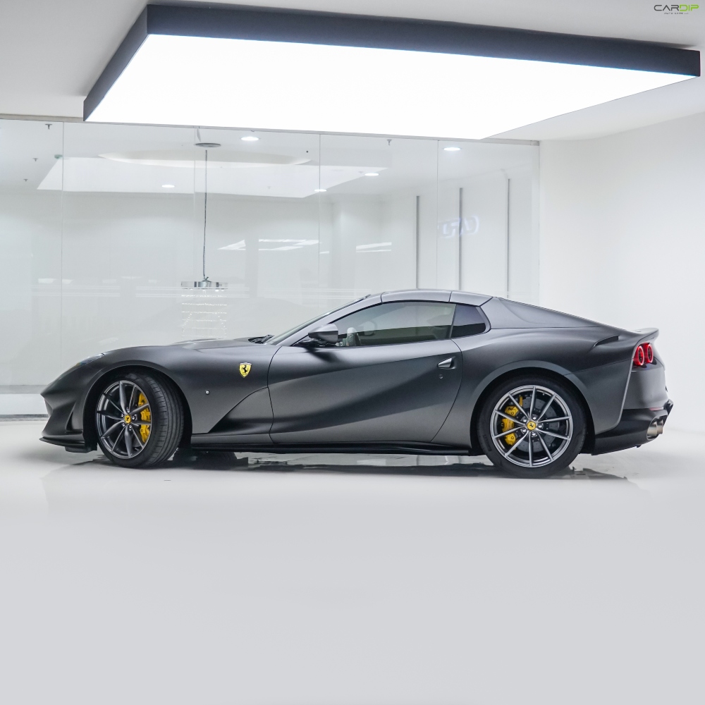 beautiful Ferrari Sports car in black colour